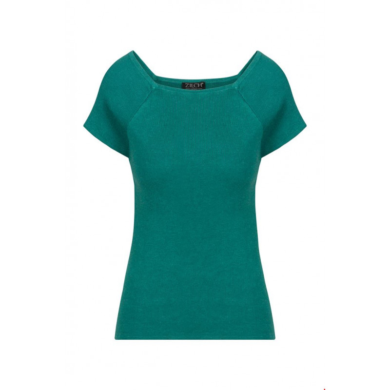 Top Short sleeve emerald...