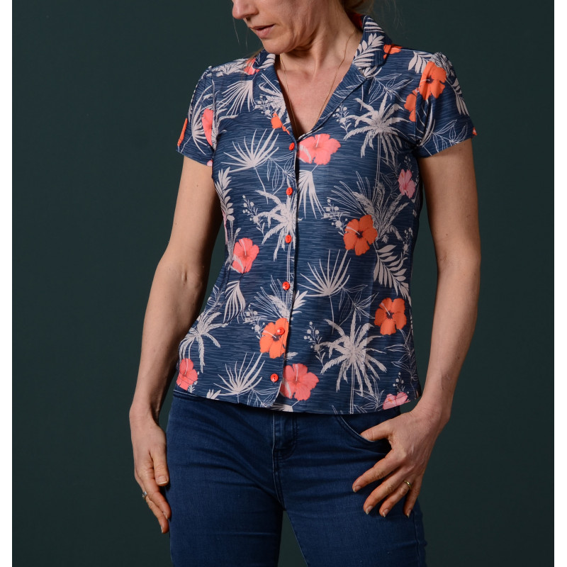 Blouse Louise blue fresh...